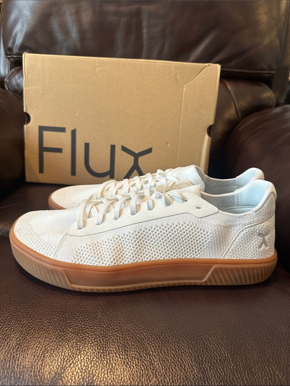 Flux Men’s Adapt Knit Sneakers with Gum Sole